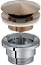 Донный клапан для раковины «Jacob Delafon» E30536-BCN с механизмом Клик-Клак матовое золото, фото №1