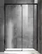 Душевая дверь «Vincea» Lugano VDS-1L140CLB-1 140/195 прозрачная/чёрная универсальная, фото №1