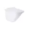 Подвесной унитаз безободковый «Azario» Felice AZ- 0054 белый с сиденьем дюропласт с микролифтом белое, фото №1