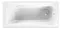 Ванна акриловая «Loranto» Calgary 150/70 без опор без сифона белая, фото №1