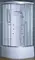 Душевая кабина «Loranto» CS-002 100/100 высокий поддон матовая/матовый хром с гидромассажем, фото №1