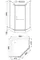 Душевой угол-ограждение «Loranto» Sunway CS-816S В 90/90 многоугольный прозрачный/сатин с поддоном универсальный, фотография №3