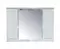 Зеркало с шкафчиком «Loranto» Коралл 100/70 с подсветкой белое, фото №1