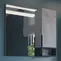 Зеркало с шкафчиком «Comforty» Франкфурт 90 без света бетон светлый правое, фото №1