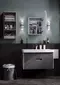 Мебель для ванной подвесная «Aquaton» Оливия 90 грей/дуб Ойстер, картинка №2