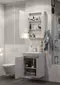 Мебель для ванной «Aquaton» Кантри 55 белая-дуб Верона, картинка №6