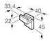 Крючок «Roca» Rubik 7816840024 на стену чёрный матовый, картинка №2