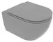 Подвесной унитаз безободковый «GSG» Like LKWCSO020 (LKCOPRSLTICR020) Cemento matt с сиденьем с микролифтом, фото №1