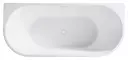 Ванна акриловая «Abber» AB9316 170/75 с каркасом с сифоном белая, фото №1