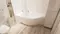 Ванна акриловая «Marka One» Ergonomika 158-175/110 без опор без сифона белая левая, фотография №3