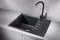 Мойка для кухни «Granula» Standart ST-5803 58/50 искусственный камень черная, картинка №2