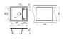 Мойка для кухни «Granula» GR-6002 60/50 искусственный камень шварц, фотография №3