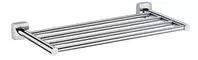 Полка для полотенец «Fixsen» Kvadro FX-61316 на стену хром, фото №1