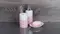 Дозатор для мыла «Fixsen» Agat FX-220-1 на стол белый/розовый, картинка №2