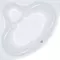 Ванна акриловая «Triton» Сабина 160/160 (Щ0000045086) с каркасом без сифона белая, фото №1