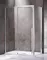 Душевой угол-ограждение «Vincea» Lugano VSR-1L9015CL-1 150/90 прозрачный/хром прямоугольный без поддона универсальный, фото №1