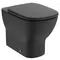 Сиденье для унитаза «Ideal Standard» Tesi T3529V3 дюропласт с микролифтом черное матовое, картинка №2