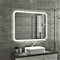Зеркало «Teymi» Solli 100 с подсветкой белое, фотография №3