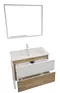 Мебель для ванной «Grossman» Солис 85 белая/дуб сонома, фото №1