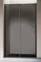 Душевая дверь «Vincea» Como VPS-1C120CGB 120/195 тонированная/чёрная универсальная, фото №1