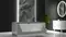 Ванна акриловая «Marka One» Neo 170/75 (1 стекло) с каркасом без сифона белая/бетон, картинка №2