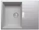 Мойка для кухни «Tolero» Loft TL-650 65/50 №001 искусственный камень серый металлик, фото №1