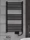 Электрический полотенцесушитель «Indigo» Attic LСLATCE100-50BRRt 53/100 чёрный муар универсальный, фотография №3
