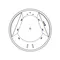 Гидромассажная ванна акриловая «Excellent» Great Arc 160/160 Smart с каркасом с сифоном белая/хром, фотография №7