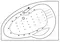 Гидромассажная ванна акриловая «Excellent» Newa 160/95 Nano с каркасом с сифоном белая/хром левая, картинка №2