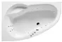 Гидромассажная ванна акриловая «Excellent» Newa 160/95 Smart с каркасом с сифоном белая/хром левая, фото №1