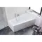 Ванна акриловая «Excellent» Sfera 170/100 без опор без сифона белая правая, изображение №4
