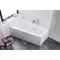 Ванна акриловая «Excellent» Sfera Slim 170/100 без опор без сифона белая левая, изображение №4