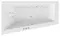 Гидромассажная ванна акриловая «Excellent» Sfera Slim 170/100 Smart с каркасом с сифоном белая/хром левая, фото №1