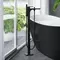 Напольный смеситель для ванны «Excellent» Keria AREX.2055BL чёрный матовый, фотография №3