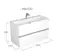 Мебель для ванной подвесная «Veneciana» Allia 100 белый глянец, фотография №3