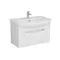 Мебель для ванной подвесная «Uncoria» Джелла 75 белый глянец, фотография №3