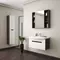 Мебель для ванной подвесная «Uncoria» Джелла 105 белый глянец/дуб Кантенбери, картинка №2