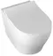 Подвесной унитаз безободковый «Isvea» Soluzione II 10MY02002SV (40H40200I) белый с сиденьем дюропласт с микролифтом белое, фото №1