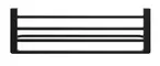 Полотенцедержатель с полкой «Ravak» 10° TD 330.20 на стену чёрный, картинка №2