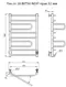 Электрический полотенцесушитель «Тругор» Пэк сп 18 Next 50/80 хром правый, картинка №2