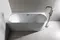 Ванна акриловая «Allen Brau» Priority 4  170/78 (287089) с ножками с сифоном белая левая, фотография №3