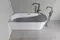 Ванна акриловая «Allen Brau» Priority 4  170/78 (287089) с ножками с сифоном белая левая, фото №5