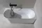 Ванна акриловая «Allen Brau» Priority 4  170/78 (287092) с ножками с сифоном белая матовая правая, картинка №2