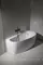 Ванна акриловая «Allen Brau» Priority 5 160/78 (287093) с ножками с сифоном белая левая, изображение №4