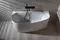 Ванна акриловая «Allen Brau» Priority 5 160/78 (287095) с ножками с сифоном белая правая, картинка №2