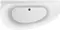Ванна акриловая «Allen Brau» Priority 5 160/78 (287095) с ножками с сифоном белая правая, фото №1
