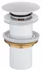 Донный клапан для раковины «Allen Brau» Priority 5.31024-21 с механизмом Клик-Клак белый матовый, фото №1