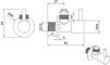 Подключение для душевого шланга «Allen Brau» Priority 5.31026-31 с запорным вентилем чёрное матовое, картинка №2