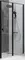 Душевая дверь «Allen Brau» Priority 90/200 прозрачная/чёрная универсальная, фото №1