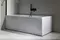 Шторка на ванну стеклянная «Allen Brau» Priority 80/150 прозрачная/чёрная универсальная, фотография №15